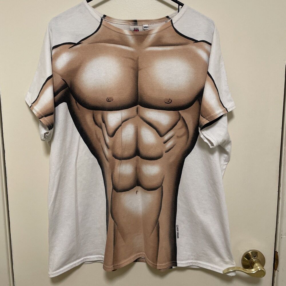 VTG 90’s Body Dreams Men’s Body Shirt Beach Cover Sz XL